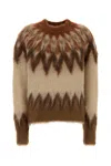 Isabel Marant Étoile Isabel Marant Etoile Embroidered Wool Blend Natania Sweater In Brown