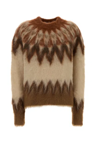 Isabel Marant Étoile Isabel Marant Etoile Embroidered Wool Blend Natania Sweater In Brown