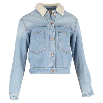 Isabel Marant Etoile Endless Camden Jacket In Blue Cotton Denim
