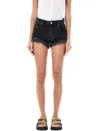 Isabel Marant Étoile Isabel Marant Etoile Eneidao Denim Shorts In Faded Black