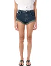 Isabel Marant Étoile Isabel Marant Etoile Eneidao Denim Shorts In Faded Blue