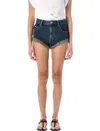 Isabel Marant Étoile Isabel Marant Etoile Eneidao Denim Shorts In Faded Blue