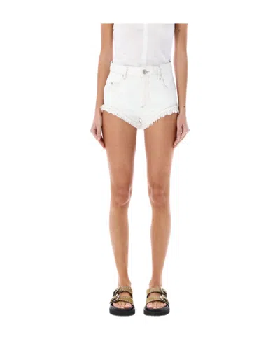 ISABEL MARANT ÉTOILE ISABEL MARANT FRAYED HEM DENIM SHORTS