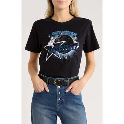 Isabel Marant Étoile Enna Logo Graphic T-shirt In Black