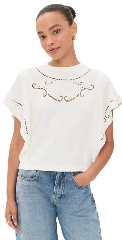 Isabel Marant Étoile Eoline Blouse Ecru In White