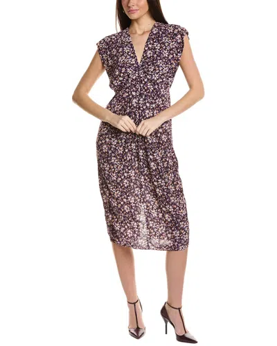 Isabel Marant Etoile Epolia Midi Dress In Purple