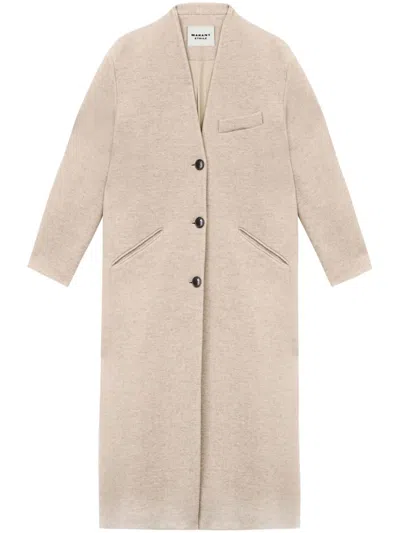 Isabel Marant Étoile Eris Coat In Neutrals