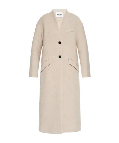 Isabel Marant Étoile Eris Coat In Beige