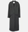 Isabel Marant Étoile Eris Wool-blend Coat In Beige