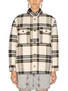 Isabel Marant Étoile Isabel Marant Etoile Padded Oversized Coat In Gray