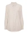 Isabel Marant Étoile Esola Striped Cotton Shirt In Nude