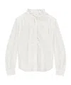 Isabel Marant Étoile Estela Broderie Anglaise-trim Shirt In White