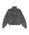 Isabel Marant Étoile Yanissa Cotton Jersey Jacket In Black