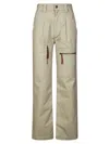 Isabel Marant Étoile Pocketed Zipper Belted Trousers In Neutral
