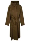 Isabel Marant Étoile Hooded Belted Coat Back Vent