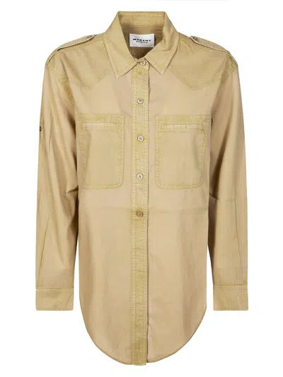 Isabel Marant Étoile Etoile Isabel Marant Valiane Mini Shirt For Women In Brown
