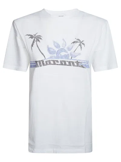 Isabel Marant Étoile Etoile Isabel Marant Women's Mini Graphic Tee In White