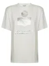 Isabel Marant Étoile Zewel Crew Neck Short Sleeves Straight Hem In White
