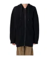 Isabel Marant Étoile Zip-up Hooded Top In Black
