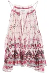 Isabel Marant Étoile Metallic Threading Draped Top In White