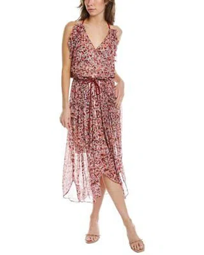 Pre-owned Isabel Marant Étoile Fadelo Maxi Dress Women's In Red