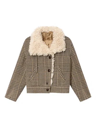 ISABEL MARANT ÉTOILE FADIA CHECK JACKET
