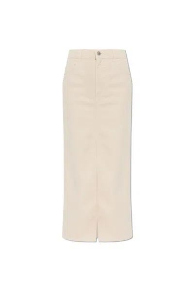 Isabel Marant Étoile Faharia Denim Skirt In Neutral