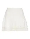 Isabel Marant Étoile Falda Semilarga - Blanco In Blanco