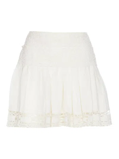 Isabel Marant Étoile Falda Semilarga - Blanco