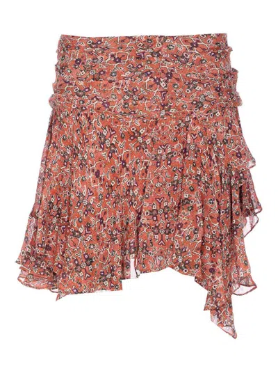 ISABEL MARANT ÉTOILE RUST BERENICIA SKIRT