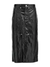 Isabel Marant Étoile Angele Midi Skirt In Negro
