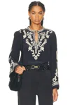 Isabel Marant Étoile Falonne Top In Black