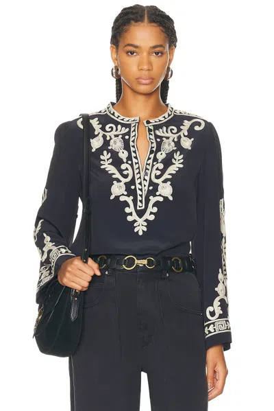 Isabel Marant Étoile Falonne Top In Black