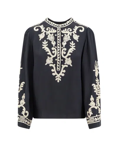 Isabel Marant Étoile Falonne Viscose Shirt In Black
