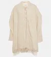 Isabel Marant Étoile Faty Scarf-detailed Wool-blend Coat In Neutrals