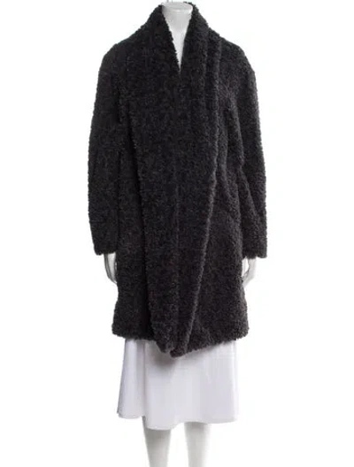 Pre-owned Isabel Marant Étoile Faux Fur Jacket In Gray