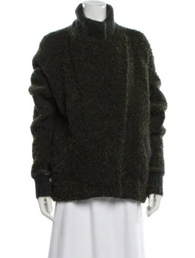 Pre-owned Isabel Marant Étoile Faux Fur Jacket In Green