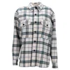 Isabel Marant Etoile Faxon Plaid Button-down Jacket In Multicolor Wool In Multi