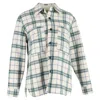 Isabel Marant Étoile Checked Blazer In Multicolor Wool In Green