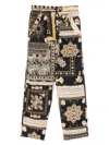 Isabel Marant Étoile Fedora Mixed Print Cotton Pants