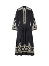 Isabel Marant Étoile Feliana Viscose Long Dress In Black