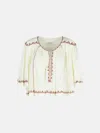 Isabel Marant Étoile 'felicity' Beige Cotton Blouse In Beige