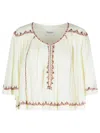 Isabel Marant Étoile Isabel Marant Etoile 'felicity' Beige Cotton Blouse Women In Cream