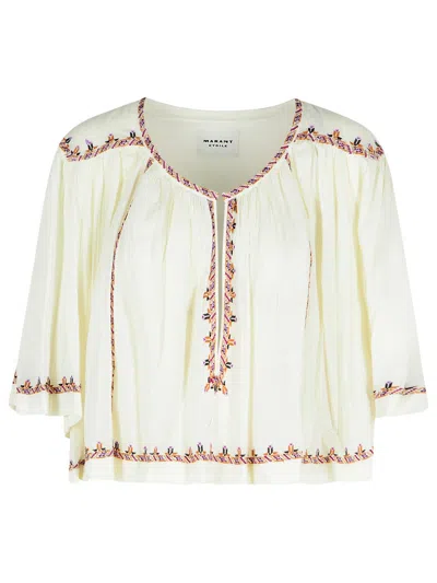 Isabel Marant Étoile Isabel Marant Etoile 'felicity' Beige Cotton Blouse Women In Cream