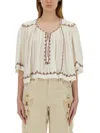 Isabel Marant Étoile Isabel Marant Etoile 'felicity' Beige Cotton Blouse Women
