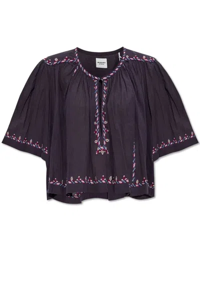 Isabel Marant Étoile Felicity Top In Purple