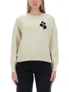 Isabel Marant Étoile Isabel Marant Etoile Marisans Sweater With Logo Intarsia In Grey