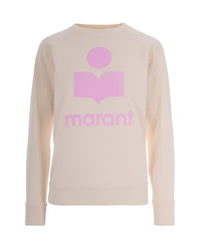 Isabel Marant Étoile Ecru Pink Millyny Sweatshirt In Neutral