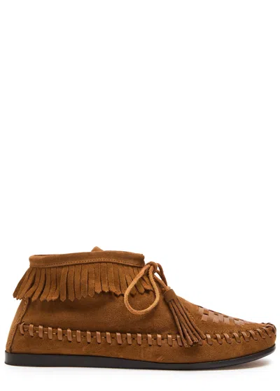 Isabel Marant Étoile Felsa Fringed Suede Loafers