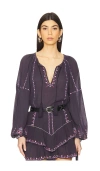 Isabel Marant Étoile Fernanda Blouse In Purple